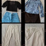 Синие женские брюки Pull&Bear (photo 1)