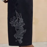 Шорты Ed Hardy Black Dragon Chino (photo 4)