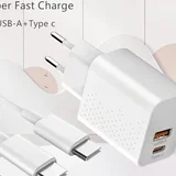 Зарядное устройство Xiaomi/Samsung/Apple 40W с кабелями (photo 1)