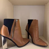 Синие с цветами винтажные туфли Stuart Weitzman, размер 39 (photo 8)