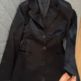 ASOS черный сатиновый жакет (photo 3)