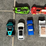 Набор детских машинок Hot Wheels и автовоз (photo 2)