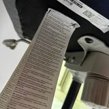 😌 Игровое кресло IKEA UTESPELARE, серое, экокожа и текстиль, на колёсиках. (photo 6)