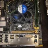 Комплект материнская плата + процессор + кулер + оперативка 4GB DDR3 (photo 1)