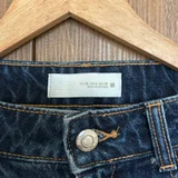 Прямые темно-синие джинсы zara (photo 2)