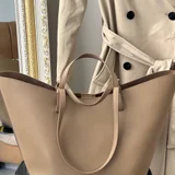 Двубортный плащ-тренч F&F экокожа S (photo 3)