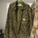 Рубашка Carhartt, размер XL, плотная кордура, носилась бережно, клево сидит, летом можно на футболку, в холодное время на толстовку как куртку (photo 1)