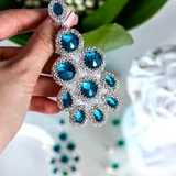 Серьги Королевский изумруд ручной работы (photo 4)
