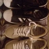 Женские кроссовки Adidas бежевые (photo 2)