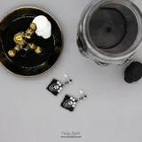 Серьги ROCK с черепом ручной работы (photo 3)