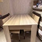 Обеденный стол трансформер с четырьмя стульями (photo 2)