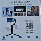 **3-осевой стабилизатор F11 ~~200~~ 140₾.** Складной стедикам. Раскладывается в стойку/штатив, есть функция отслеживания движений (следит за вами при перемещении). Состояние нового, использовался один раз. (photo 2)