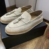 Лоферы эспадрильи ZARA замшевые (photo 4)