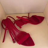 Синие с цветами винтажные туфли Stuart Weitzman, размер 39 (photo 1)