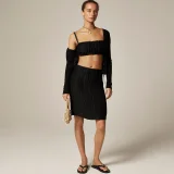 Черная льняная юбка J.Crew (photo 1)