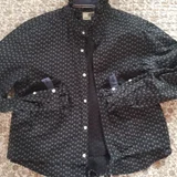 Стильная рубашка из плотного качественного хлопка. Размер S-M. Upcycling, the only copy. (photo 1)