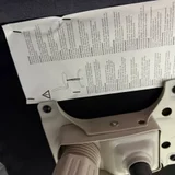 😌 Игровое кресло IKEA UTESPELARE, серое, экокожа и текстиль, на колёсиках. (photo 5)