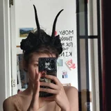 Ободок чёрные рожки (photo 3)
