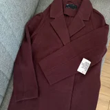 ASOS DESIGN пальто в бордовом оттенке (photo 1)