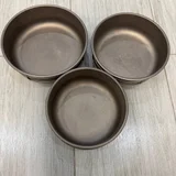 Набор титановых мисок и котелков 600/700/800 мл (photo 1)
