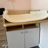 детский пеленальный стол, с матрасиком, столешница сворачивается, ширина 70, длина 77, дерево (photo 3)
