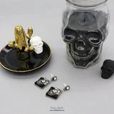 Серьги ROCK с черепом ручной работы (photo 4)