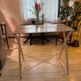 Высокий стеклянный стол (photo 1)