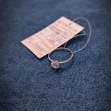 Кольцо фианит серебро 925 Новиком (photo 4)