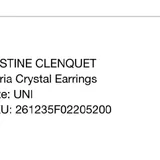 Серьги Justine Clenquet Daria Crystal (photo 2)