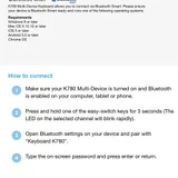 Logitech K780 Multi-Device беспроводная клавиатура (photo 7)