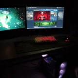 Игровой ПК с двумя мониторами и периферией (photo 2)