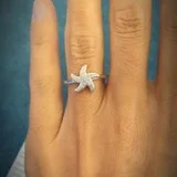 Серебряное кольцо Морская звезда Camellia jewelry (photo 4)