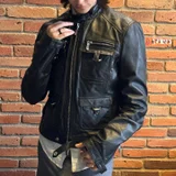 Кожаная куртка DSQUred2 (photo 1)