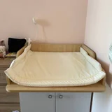 детский пеленальный стол, с матрасиком, столешница сворачивается, ширина 70, длина 77, дерево (photo 1)