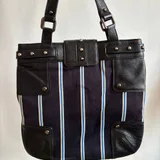 Винтажная кожаная сумка Burberry Blue Label (photo 3)