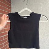 Чёрная юбка в складку Bershka, размер XS (photo 1)