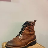 Кожаные ботинки Clarks броги (photo 2)