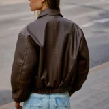 Кожаная куртка Bershka (photo 4)