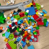 Набор Lego Duplo железная дорога+мост+дополнительные рельсы. Паровоз ездит, гудит, светится👍 (photo 5)