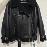 Дубленка-авиатор Zara (photo 1)