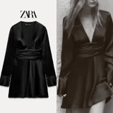 Шелковое платье Zara (photo 2)