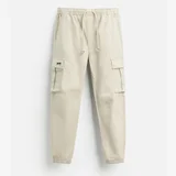 Zara - Молодежные брюки карго с эластичным поясом м карманами. Размер L. (photo 4)