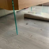 Журнальный столик дерево и стекло (photo 2)