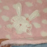 Пледы для кроватки/коляски розовый 10₾ (photo 2)