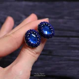 Серьги-гвоздики "Сапфир" — bottlecap (photo 5)