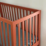 Детская кроватка из массива бука с матрасом — crib (photo 3)
