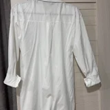 Белая удлиненная рубашка Cottone — lab coat (photo 1)
