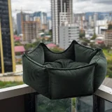 Лежанка для собаки/кошки — studio couch, velvet, sweatshirt (photo 4)