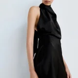 Платье MANGO атласное — sarong, gown (photo 1)