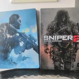 Коллекционные железные боксы для игр (Снайпер 2 + Call of Duty Ghost) — comic book, book jacket, cassette (photo 2)
